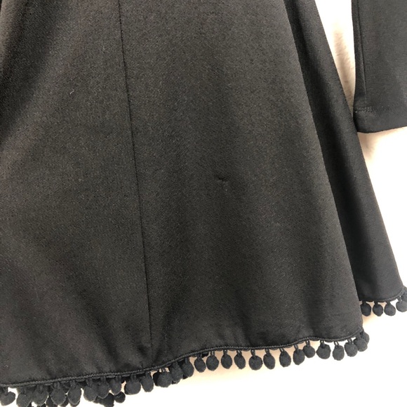 Asos Black Bell Sleeve Dress US size 2 - Picture 7 of 8